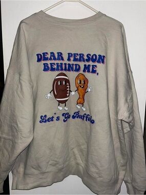 Buffalo Football & Wings Crewneck